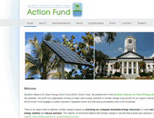 Tablet Screenshot of cleanenergyactionfund.org